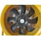 Iliving Yellow 24 in. Utility Blower Exhaust Warehouse Ventilator Floor Fan, 2000-Watt, 1720RPM ILG8VF24 - alternate 2